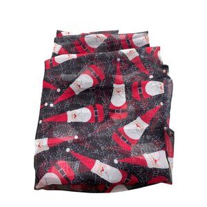 A Walk In The Park MCCC Bowling Pin Santa Scarf OS Christmas Holiday NEW Red